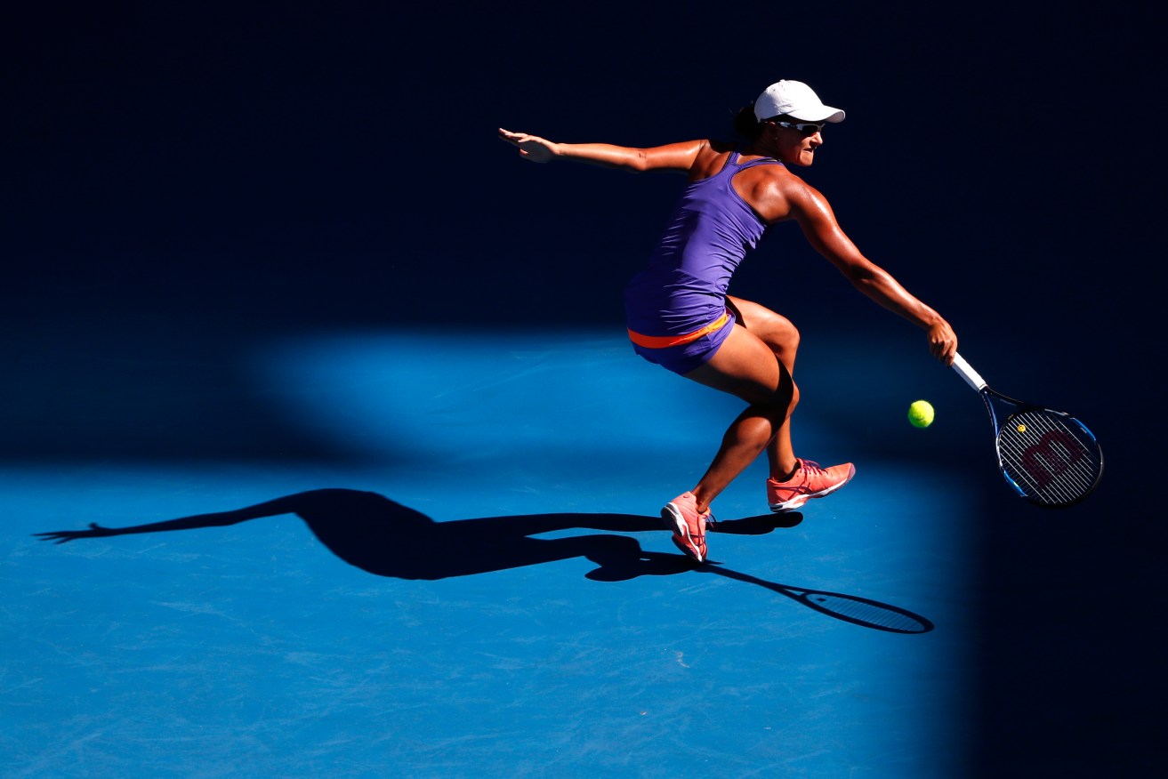 Her husband Ty Vickery's arrest has cast a shadow over Arina Rodionova's Wimbledon campaign. Photo: Dita Alangkara / AP