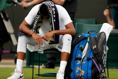 Hampered Kyrgios’s Wimbledon campaign a non-starter