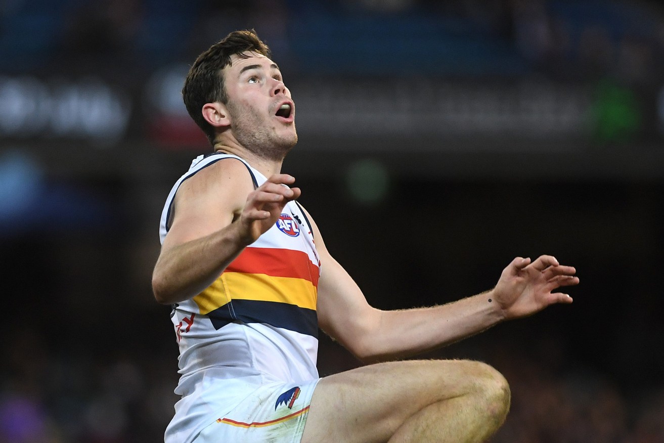 Mitch McGovern kicked four second-half goals - including the one that tied the scores. Photo: Julian Smith / AAP