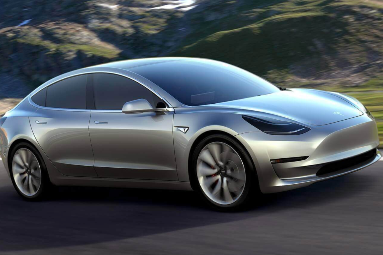 The Tesla Model 3. Image: Tesla.com