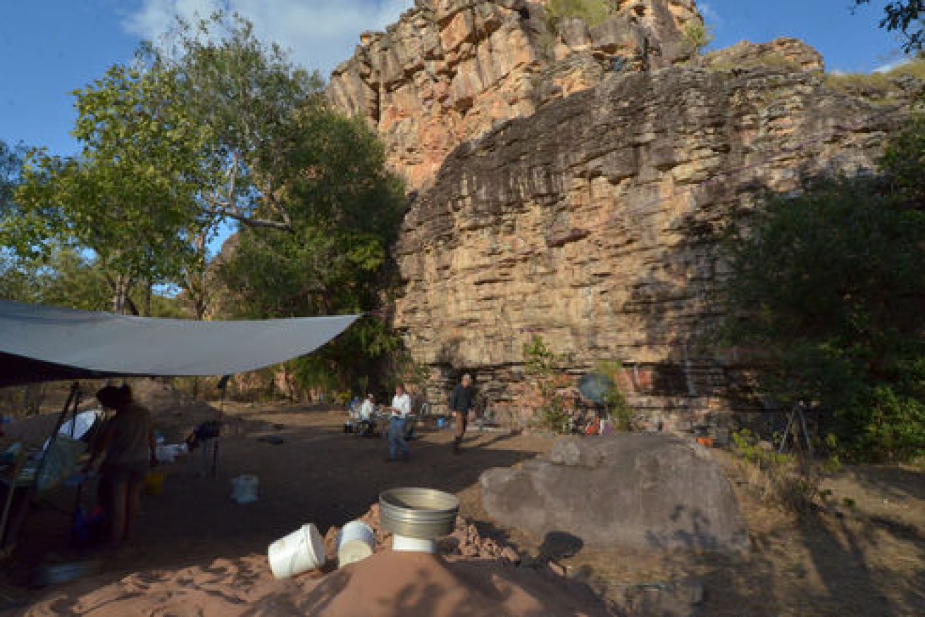 The Madjedbebe excavation in the Northern Territory. Dominic O Brien/Gundjeihmi Aboriginal Corporation. Author provided