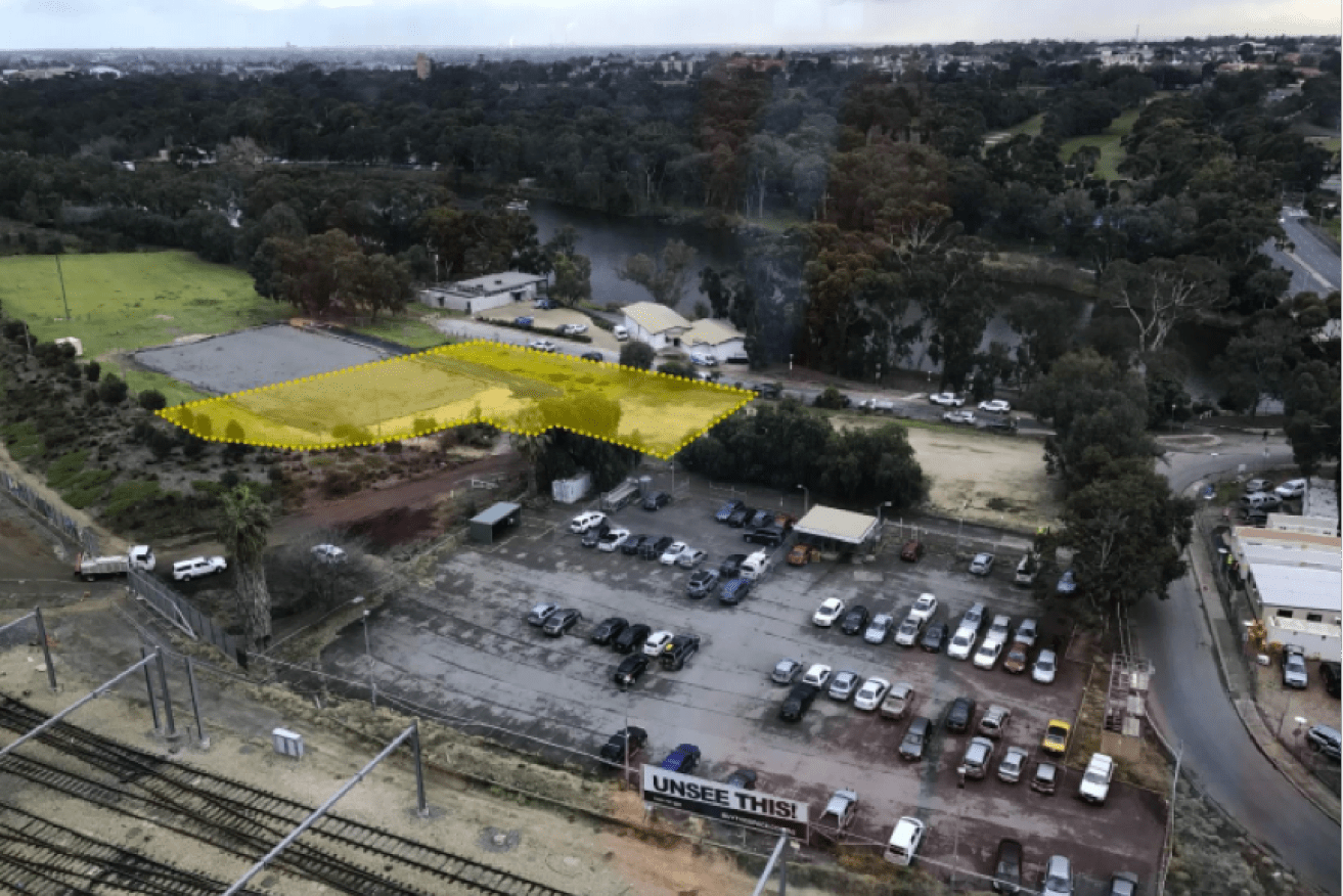 The proposed helipad site at Bonython Park has been abandoned. Image: ACC