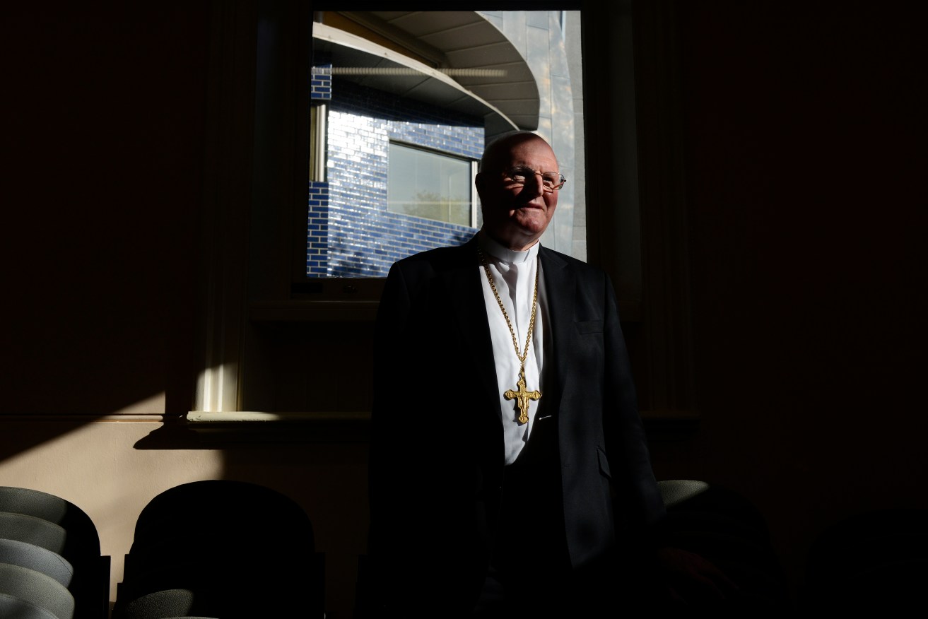 Archbishop Denis Hart says the confessional seal must remain intact. Photo: AAP/Tracey Nearmy