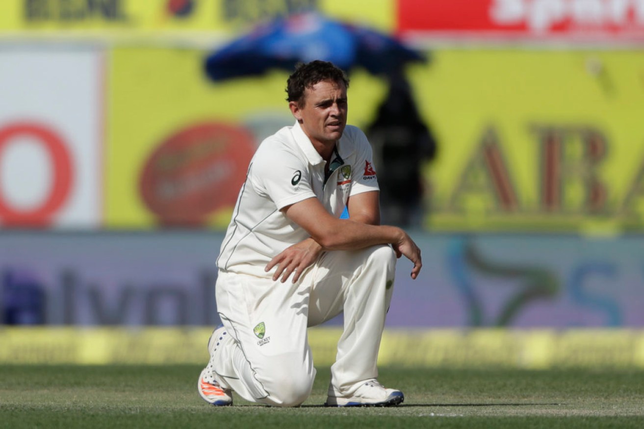 Steve O'Keefe has been recalled to the Australian Test squad. Photo: AP/Tsering Topgyal