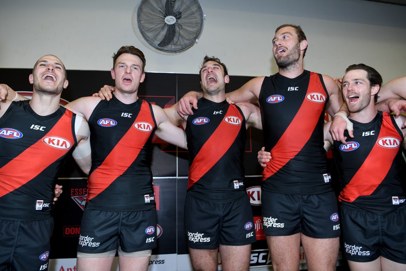 Essendon's comeback story will continue for at least another match. Photo: Joe Castro / AAP
