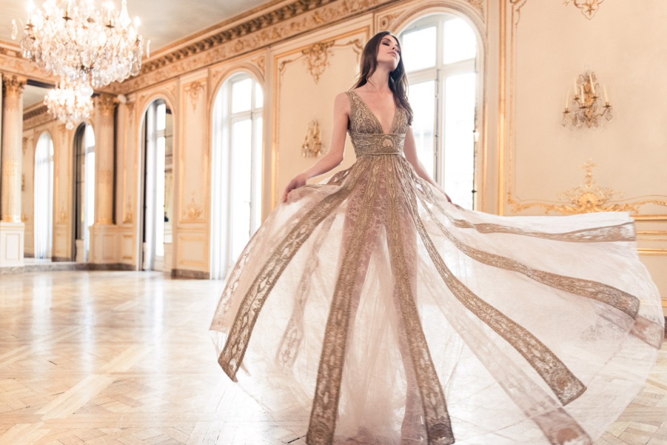 A gown from Paolo Sebastian's 2017 autumn/winter collection Reverie.
