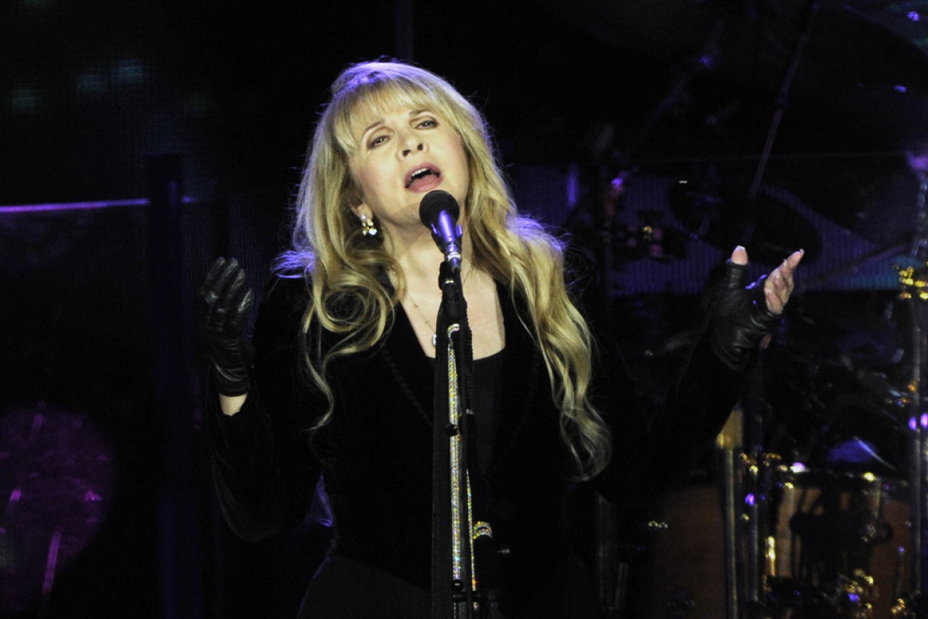 Stevie Nicks on stage in London. Photo: PA
