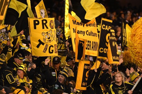 The lid is off at Richmond as premiership heroes see history repeating
