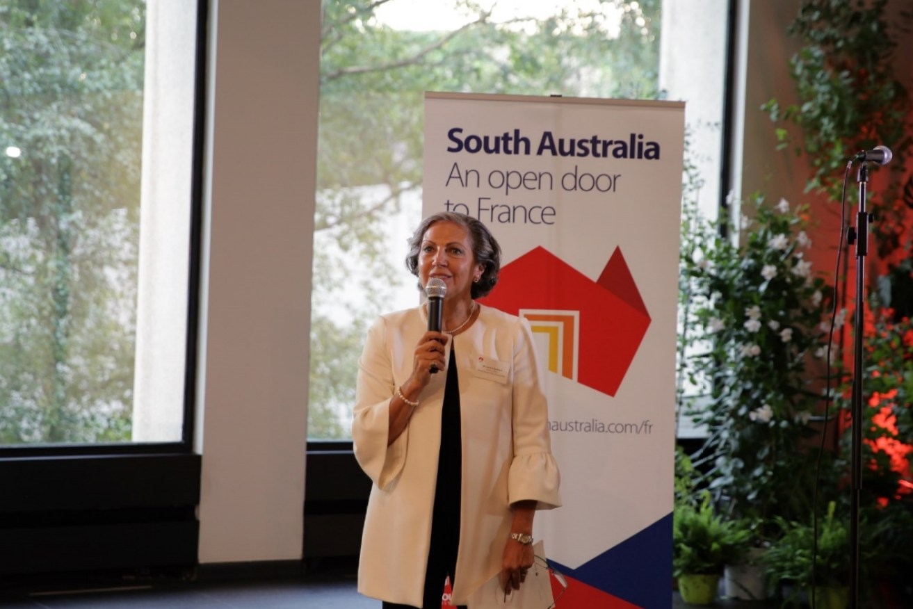 Namblard at the launch of South Australia's Paris office on September 12, attended by Premier Jay Weatherill.