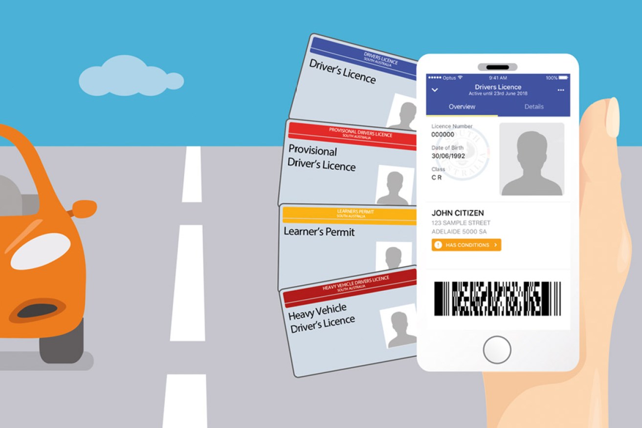 Digital SA driver's licences will be available in October.
Image: supplied.