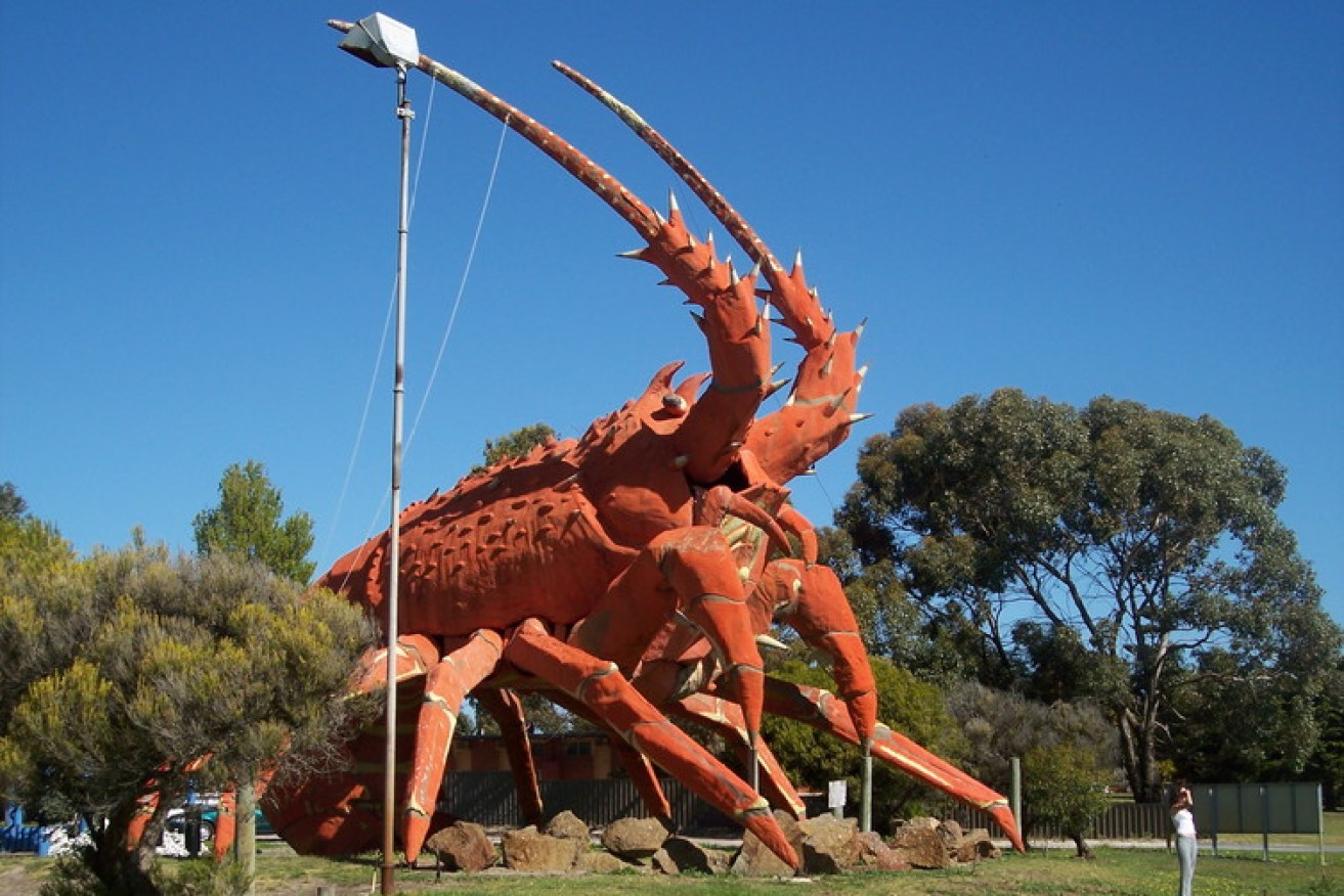The Big Lobster, ‘Larry’, in Kingston, South Australia, 2006.
riana_dzasta/Wikimedia Commons