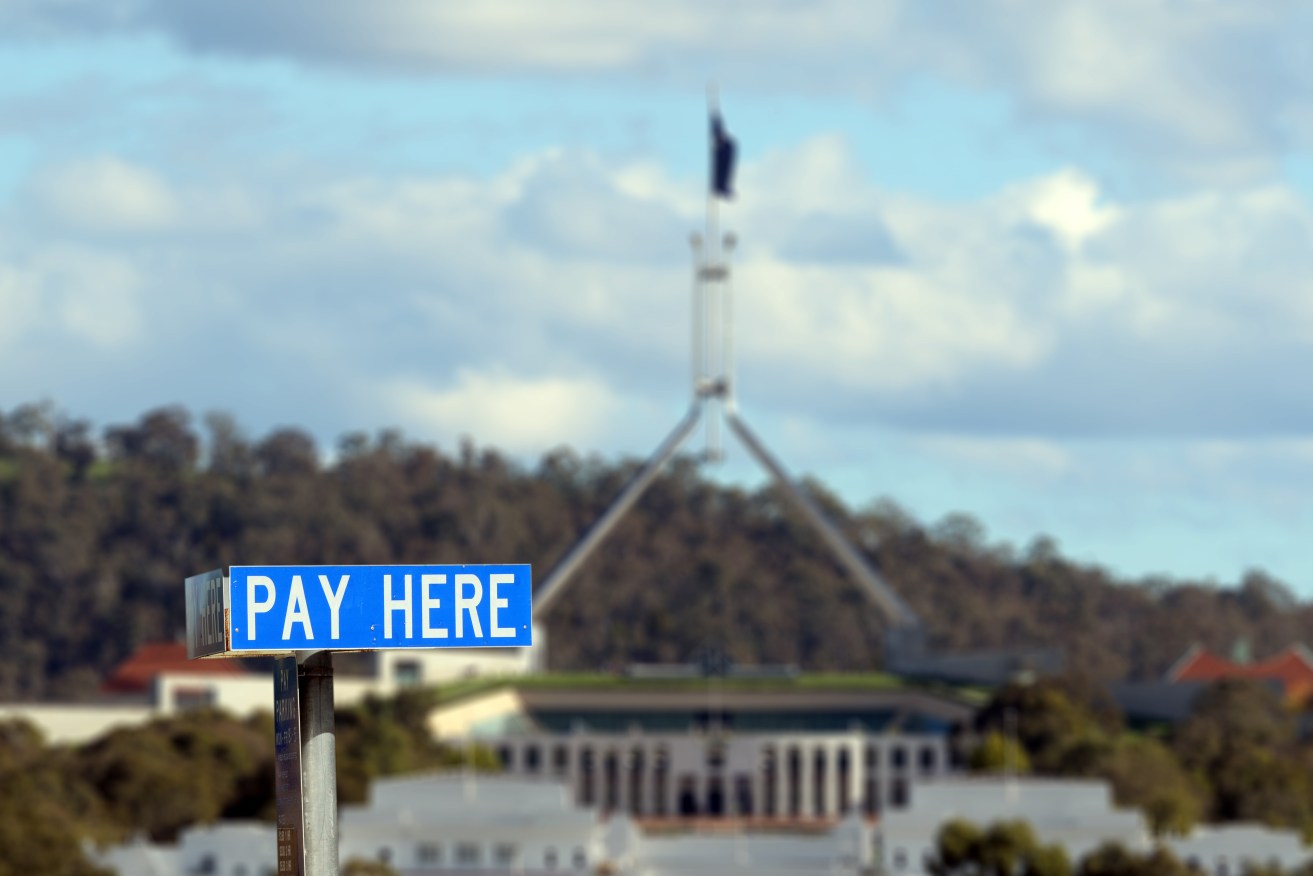 Parliament House in Canberra. Photo: AAP/Alan Porritt