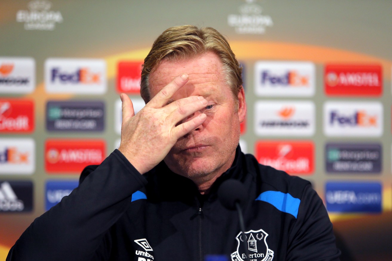 Sacked Everton manager Ronald Koeman. Photo: Richard Sellers / PA Wire