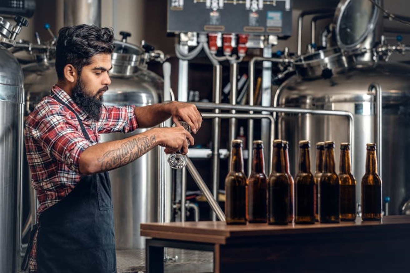 Craft brewing is a small market segment but growing incredibly fast. Photo: Shutterstock
