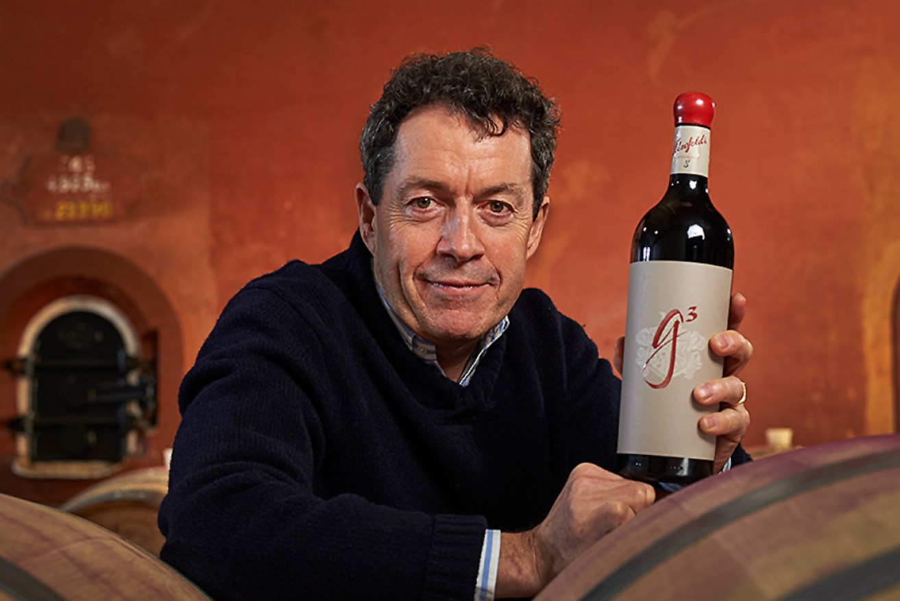 Peter Gago with the Penfolds G3. Photo: Milton Wordley