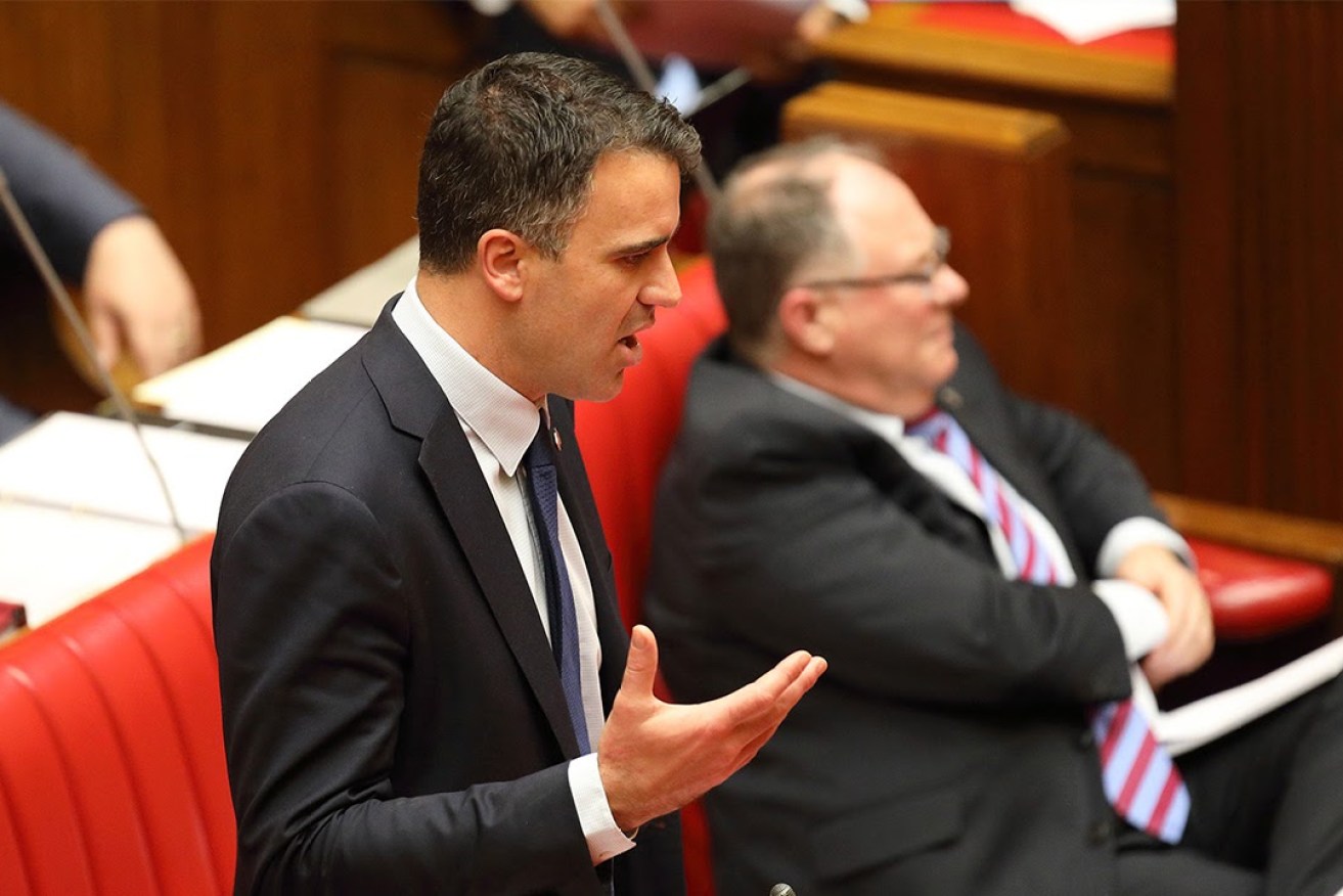 Minister Peter Malinauskas told Parliament there was "no pathway forward" on the nuclear proposal. Photo: Tony Lewis/InDaily