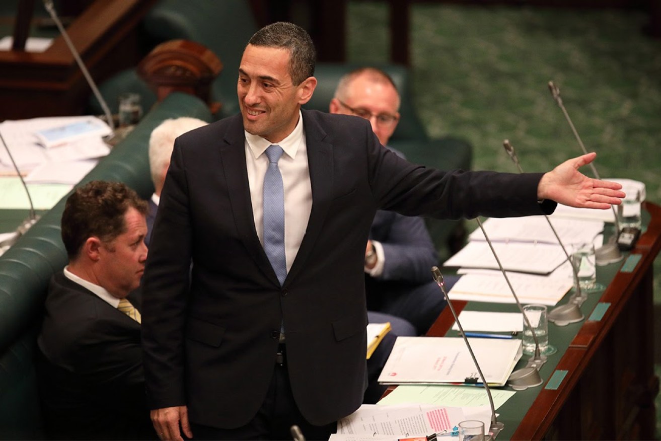 Treasurer Tom Koutsantonis is rolling out a tried and true attack line. Photo: Tony Lewis/InDaily