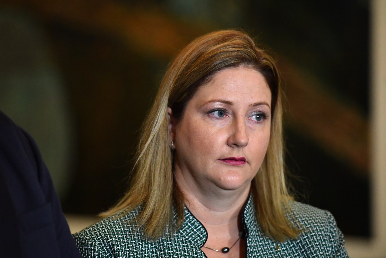 South Australian Rebekha Sharkie is facing questions over whether her renunciation of British citizenship came too late for her to be eligible to sit in parliament. Photo: AAP/Mick Tsikas