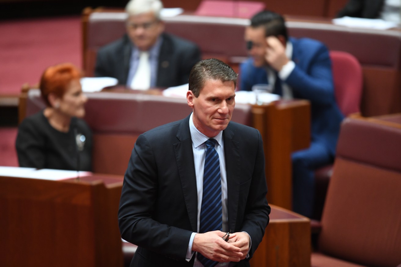 Australian Conservatives Senator Cory Bernardi. Photo: AAP/Lukas Coch