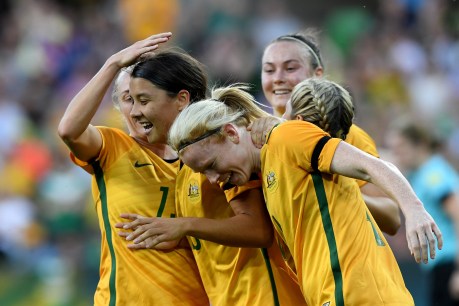Kerr stars but Matildas share the love in China rout