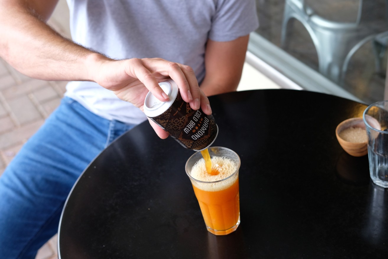 The nitro cold brew has a weighty mouth feel similar to Guinness. Photo: supplied