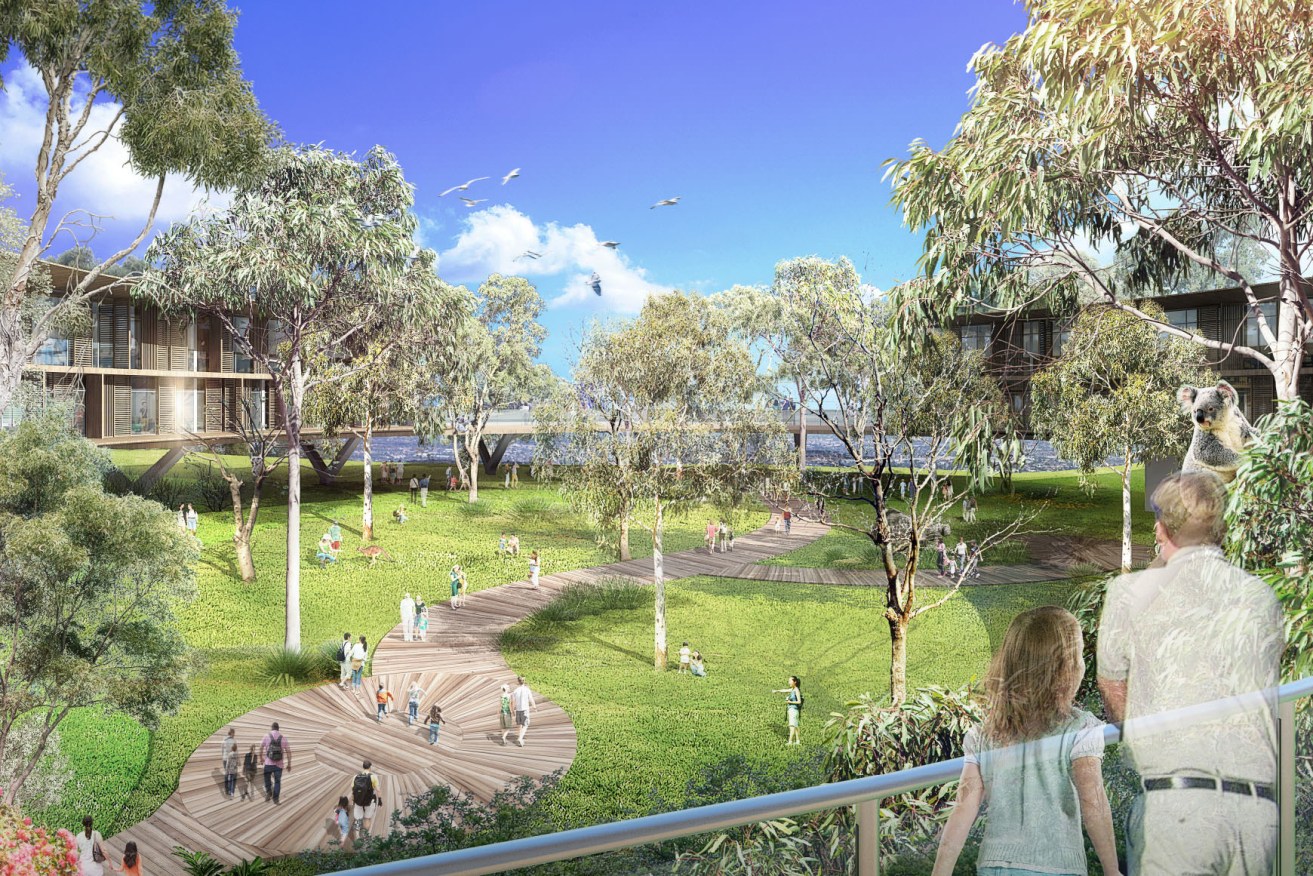 An image from the Cleland Wildlife Park Vision Plan