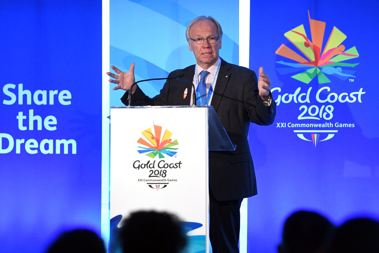 Gold Coast Commonwealth Games Organising Committee (GOLDOC) chairman Peter Beattie. Photo: AAP/Dave Hunt