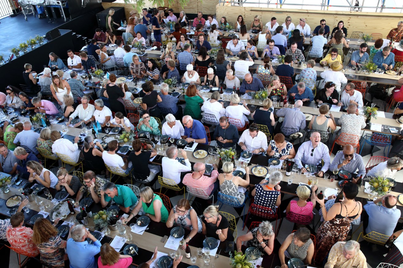 One of last year's Palais long lunches. Photo: Adelaide Festival 