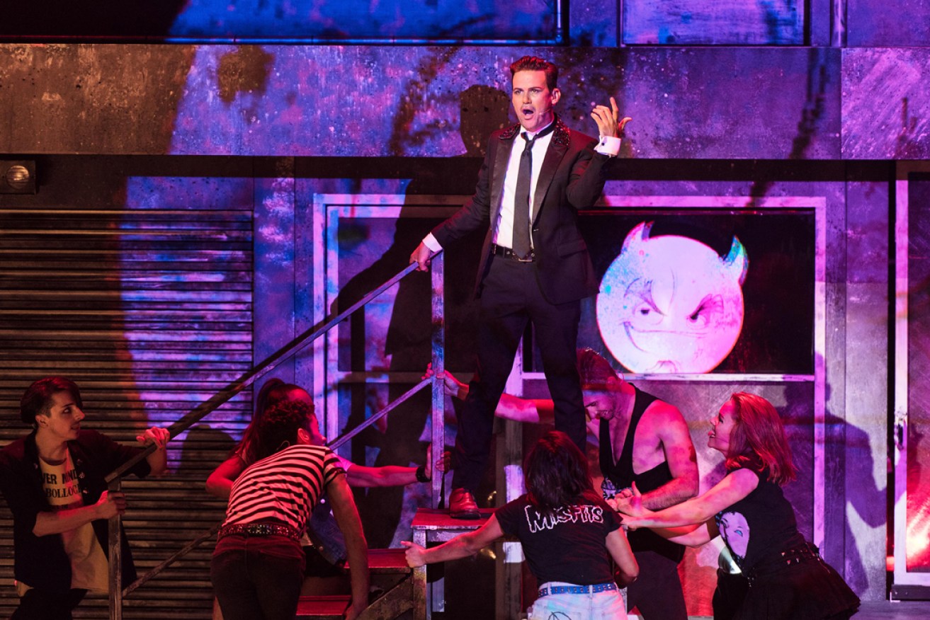 Phil Jamieson in Green Day's American Idiot. Photo: Dylan Evans