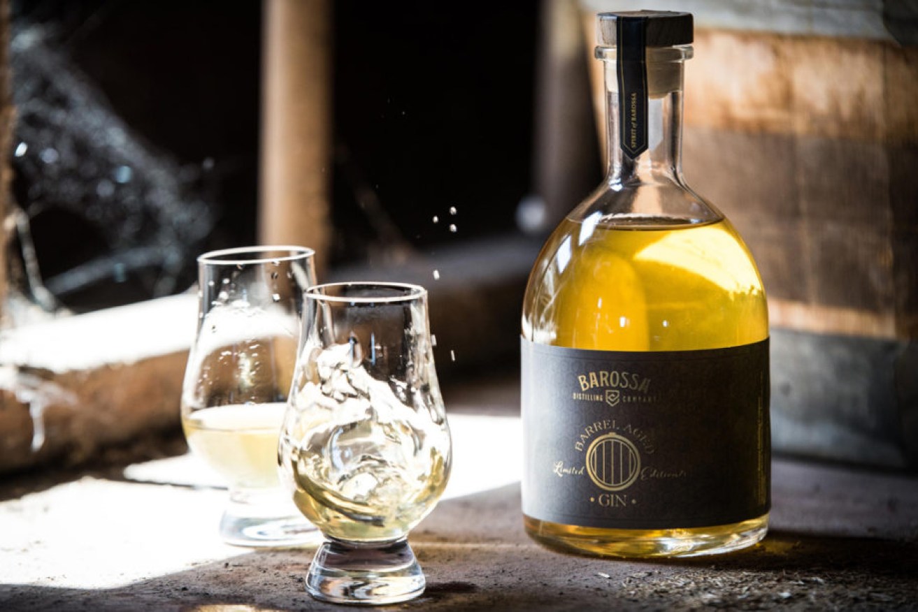 Barossa Distilling Company's barrel-aged gin. Photo: Martin Ritzmann