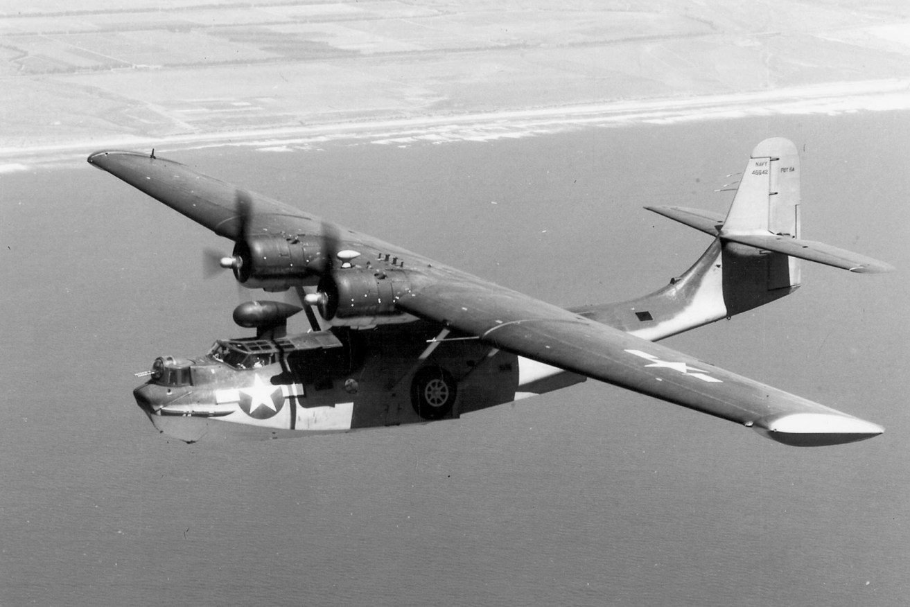 'A thing of grace' ... a Consolidated PBY-6A Catalina in 1945. Photo: US Navy / Wikimedia Commons