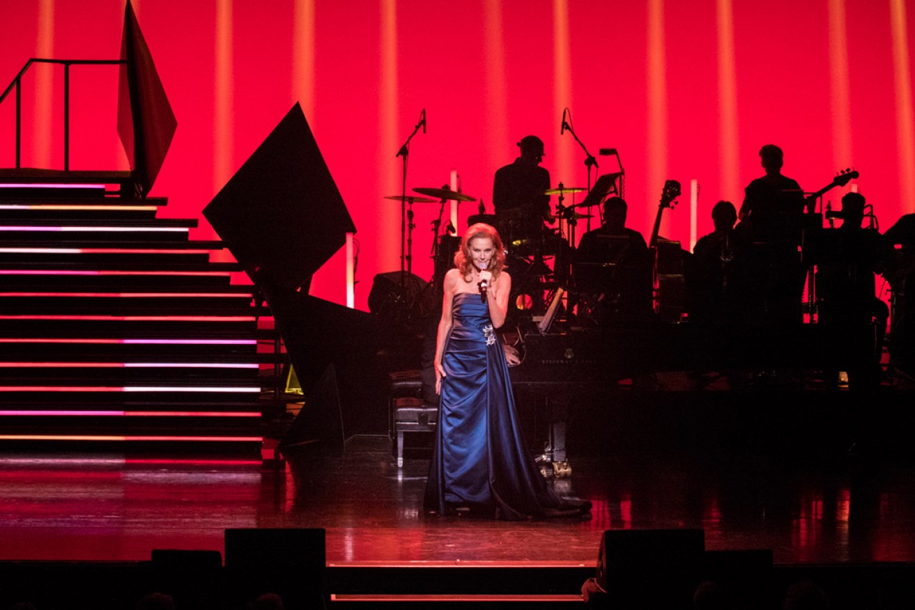 Rhonda Burchmore performs at the Walk of Fame Gala. Photo: Kelly Carpenter