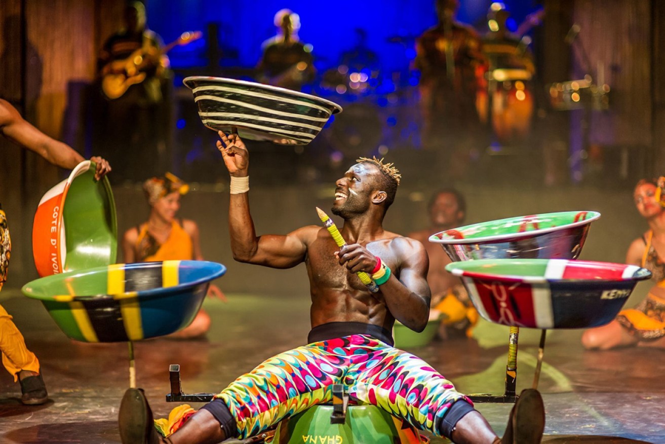 Colourful Fringe show Cirque Africa 2.0. Photo: Arkadiusz Rejman Photography