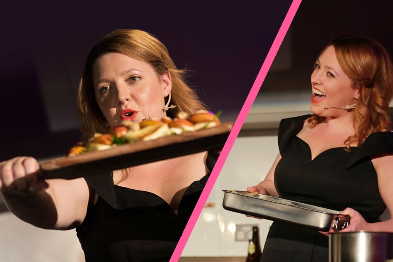 Michelle Pearson performs in Comfort Food Cabaret. Photo: Supplied