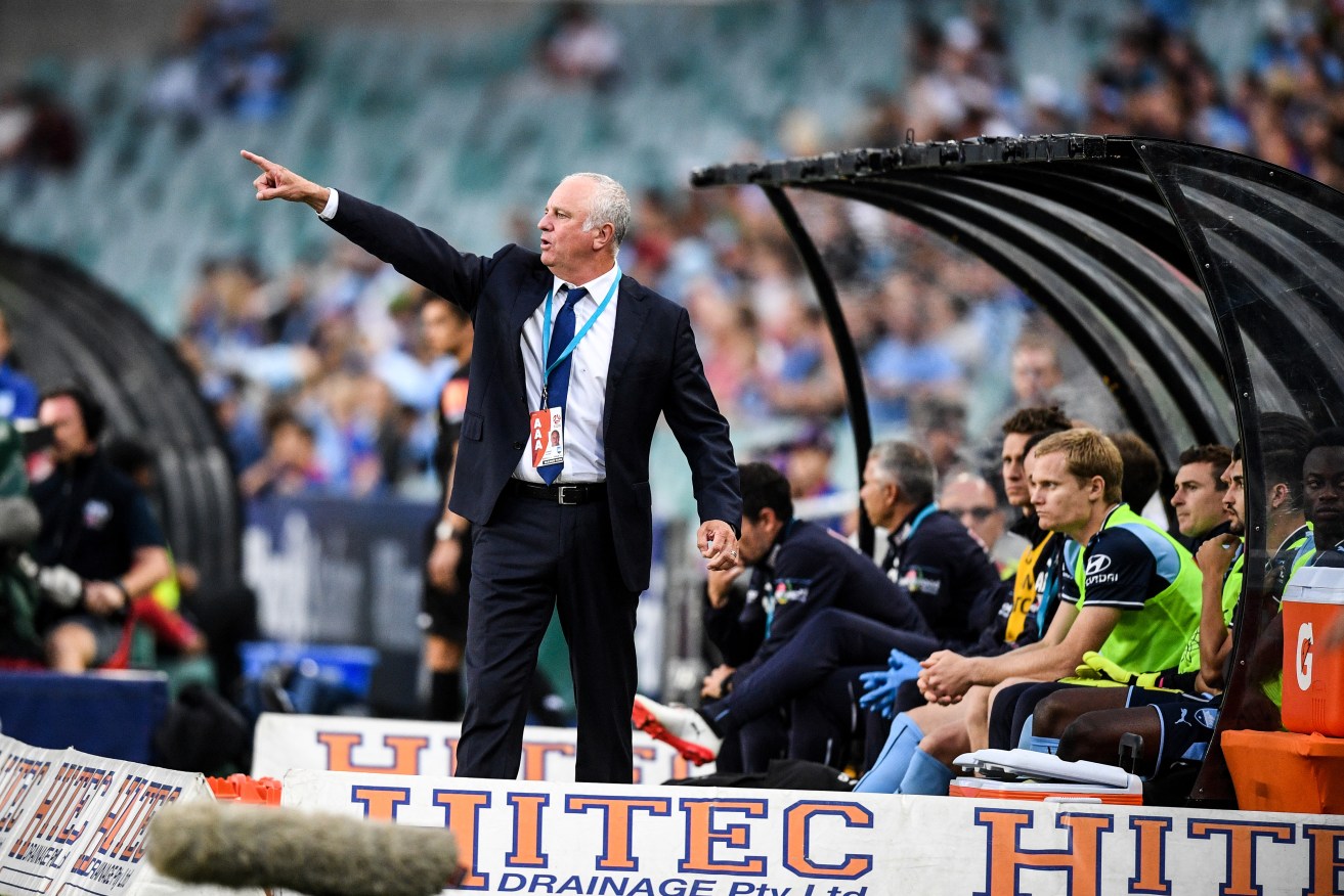 Graham Arnold will take over as Socceroos coach after this year's World Cup. Photo: AAP/Brendan Esposito