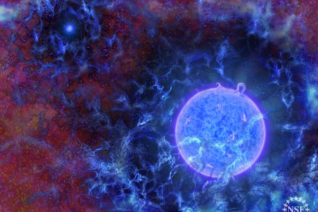Astronomers glimpse universe’s cosmic dawn