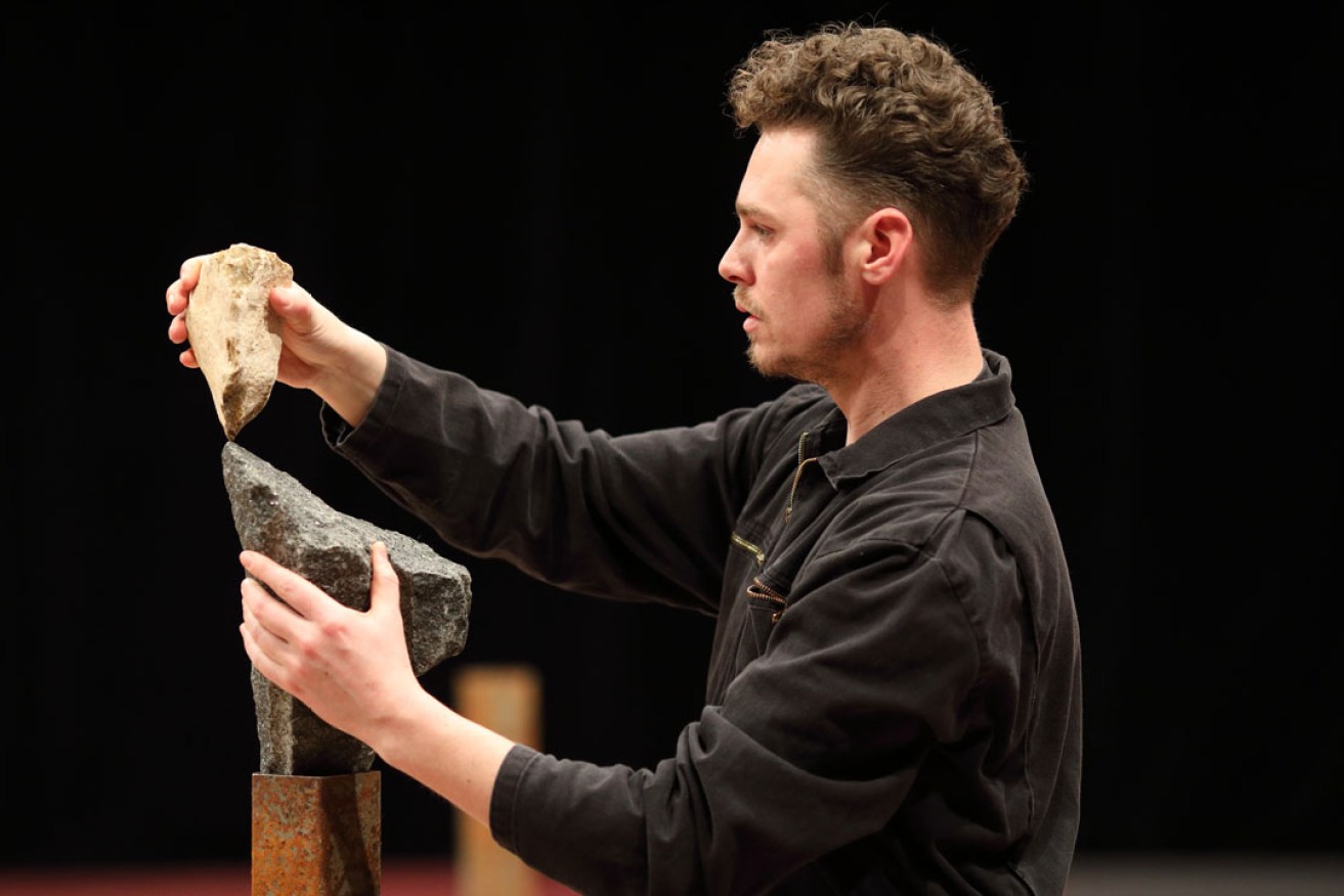 Nick Steur presents Freeze! at Adelaide's Granger Studio. Photo: Tony Lewis / InDaily