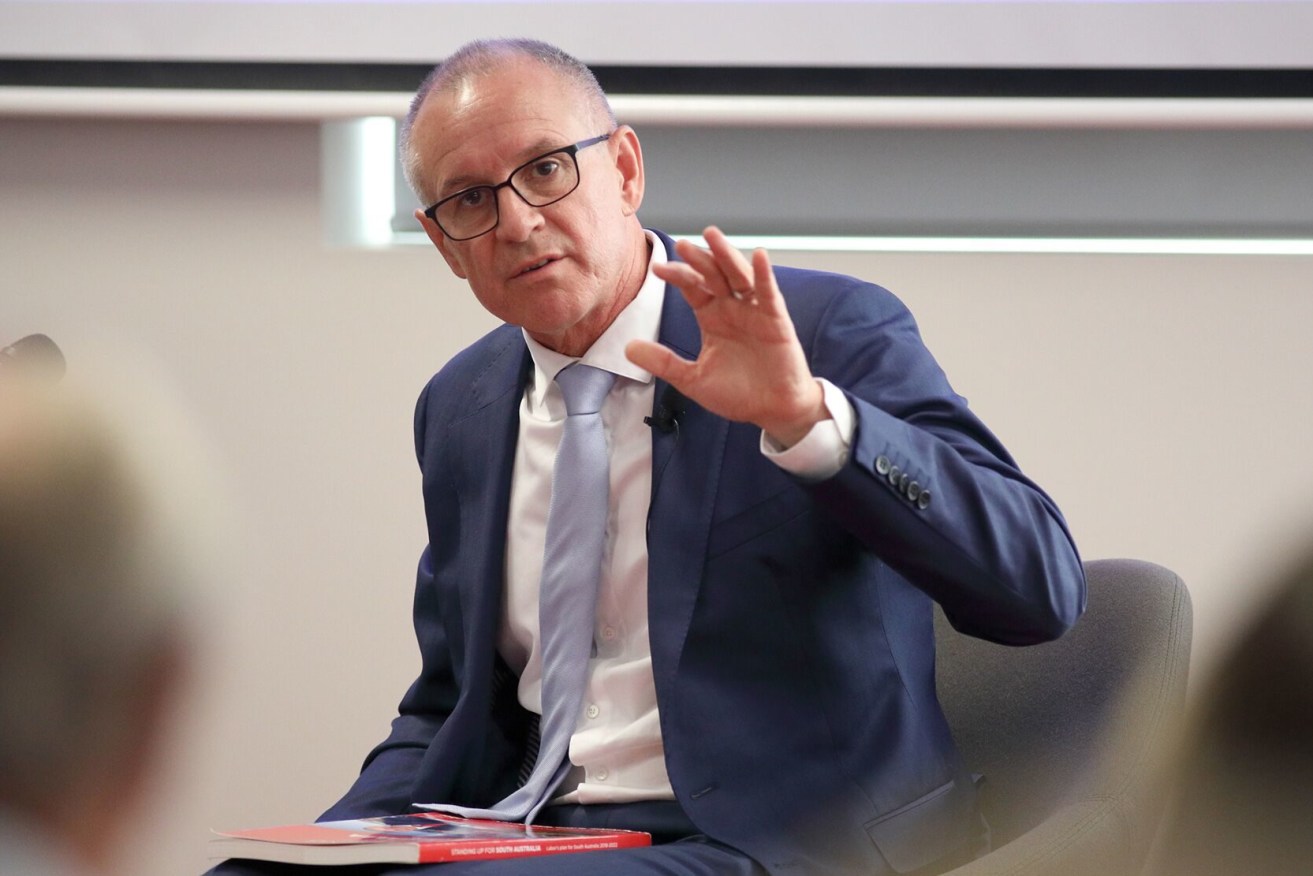 Premier Jay Weatherill at our forum on Friday. Photo: Tony Lewis/InDaily