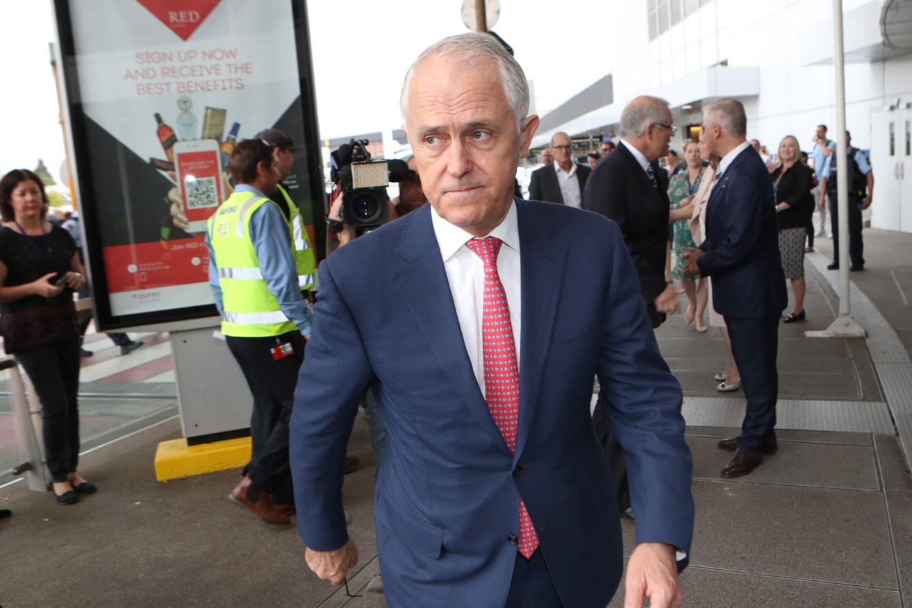 Prime Minister Malcolm Turnbull in Melbourne today. Photo: AAP/David Crosling