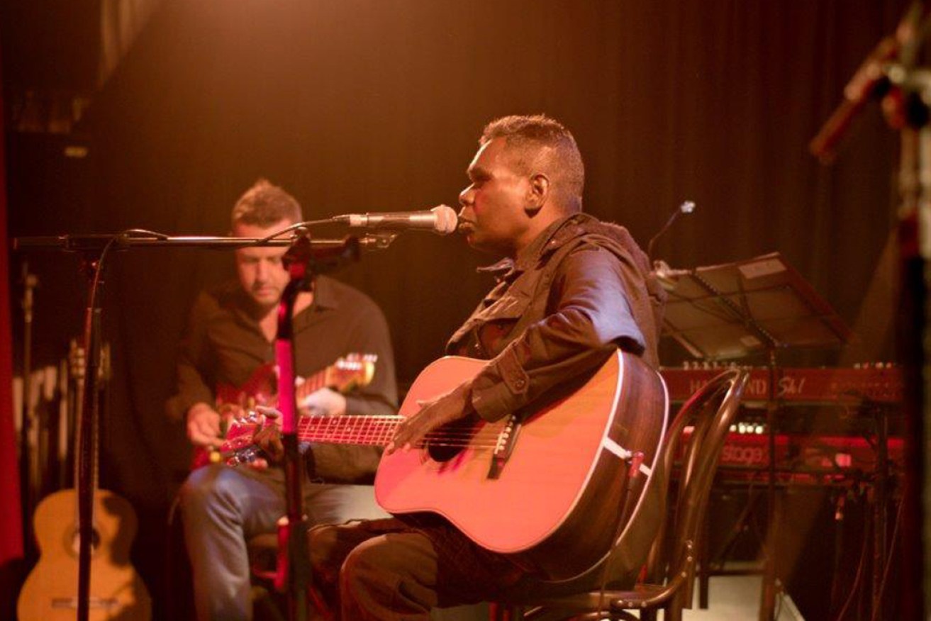 A still of Gurrumul from the new documentary. Photo: Madman Entertainment