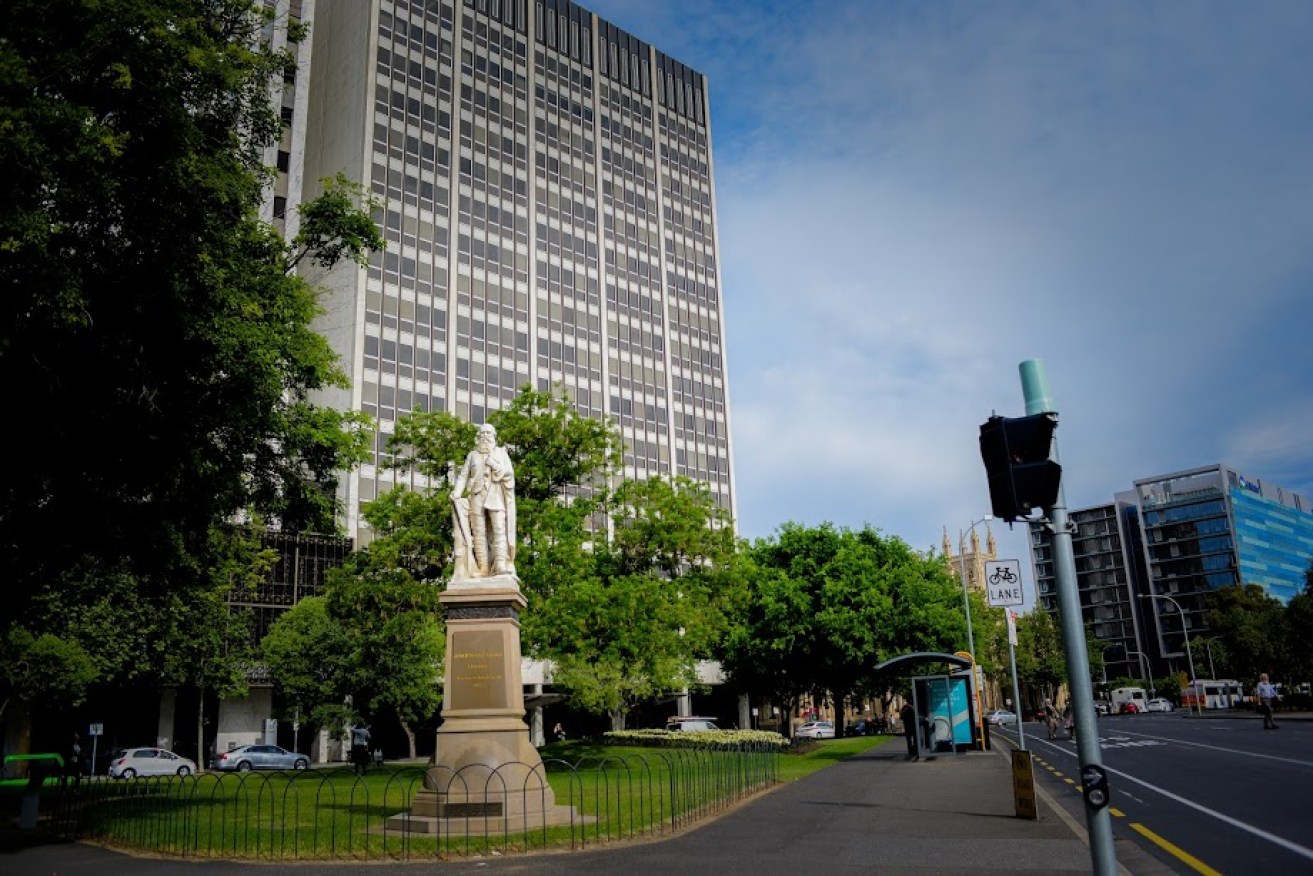 The State Administration Centre on Victoria Square. Photo: Nat Rogers / InDaily
