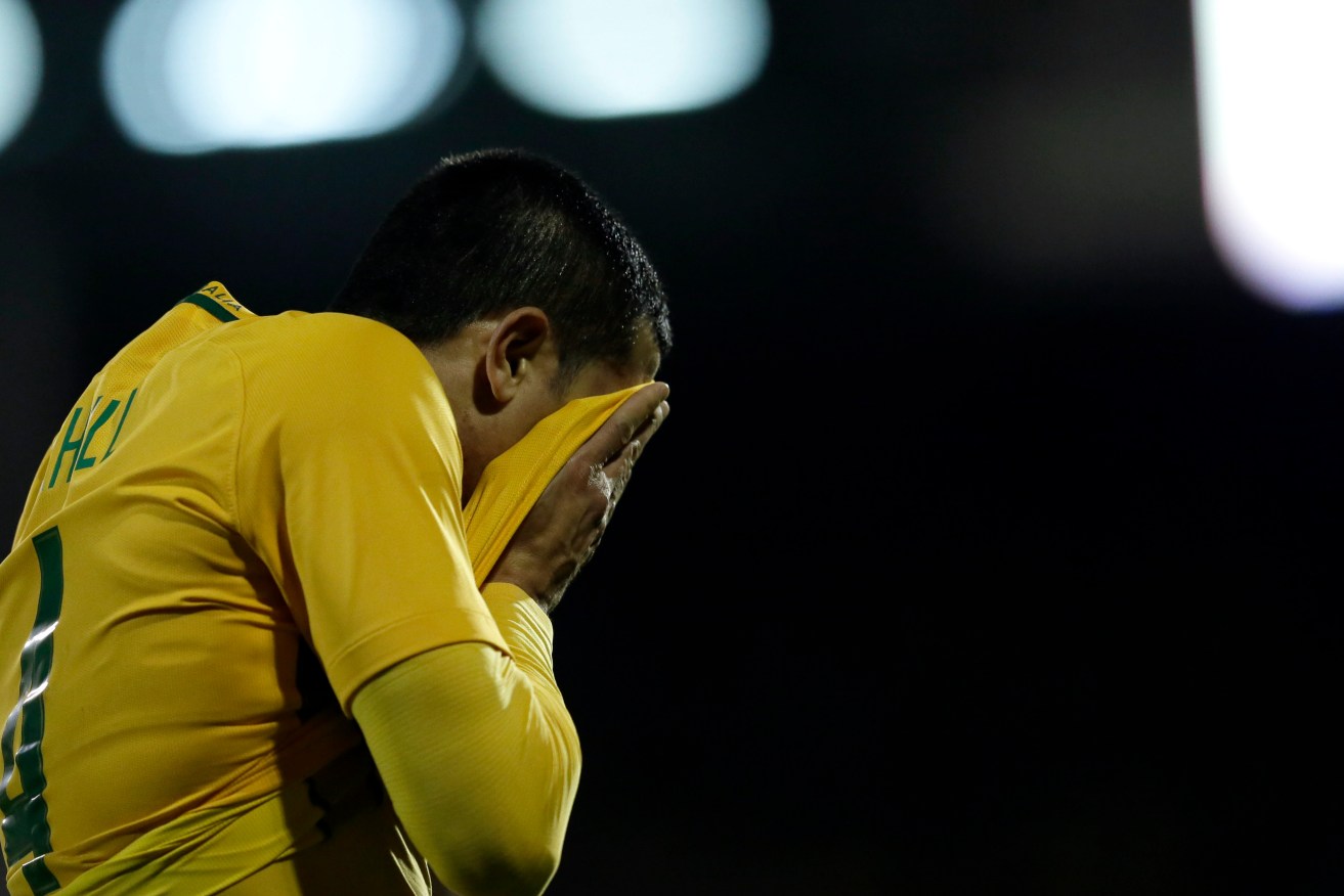 Veteran Tim Cahill has retained his spot in the Socceroos' World Cup squad - for now. Photo: Tim Ireland / AP