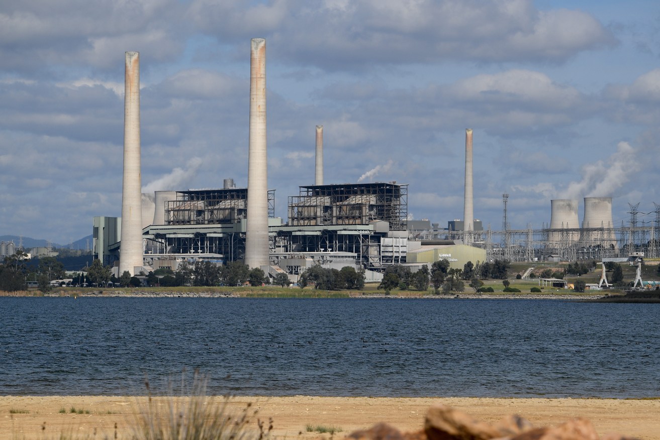 Liddell power station in Muswellbrook, in the NSW Hunter Valley region. Photo: AAP/Dan Himbrechts