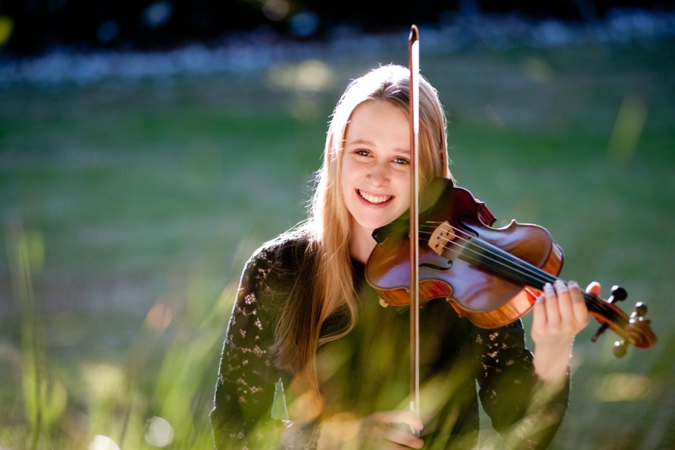 Violinist Grace Clifford. Photo: Anthony Browell