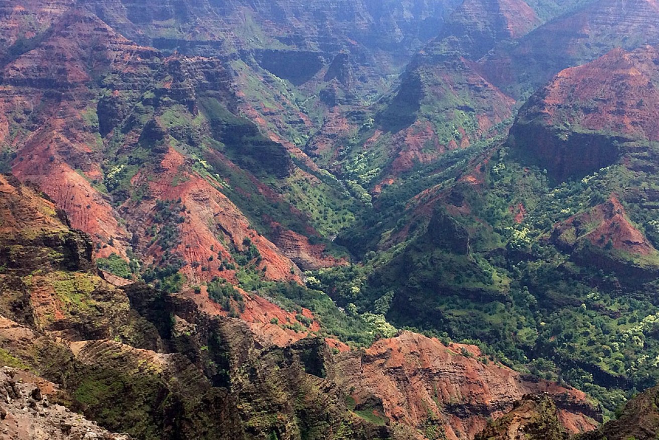 View from the top: the Waimea Canyon. Photo: Suzie Keen