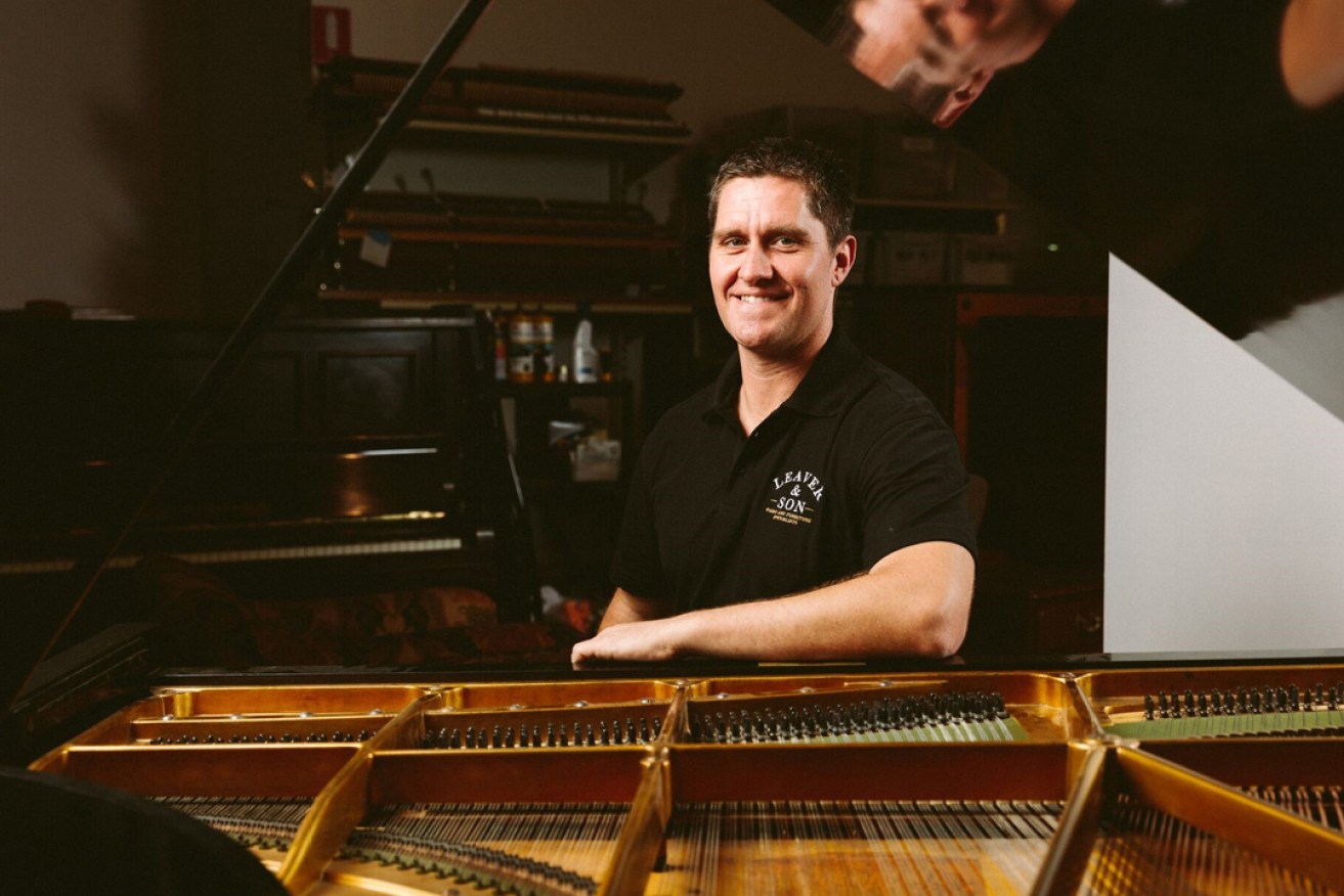Joe Leaver: 'The sky is the limit with piano restoration.'