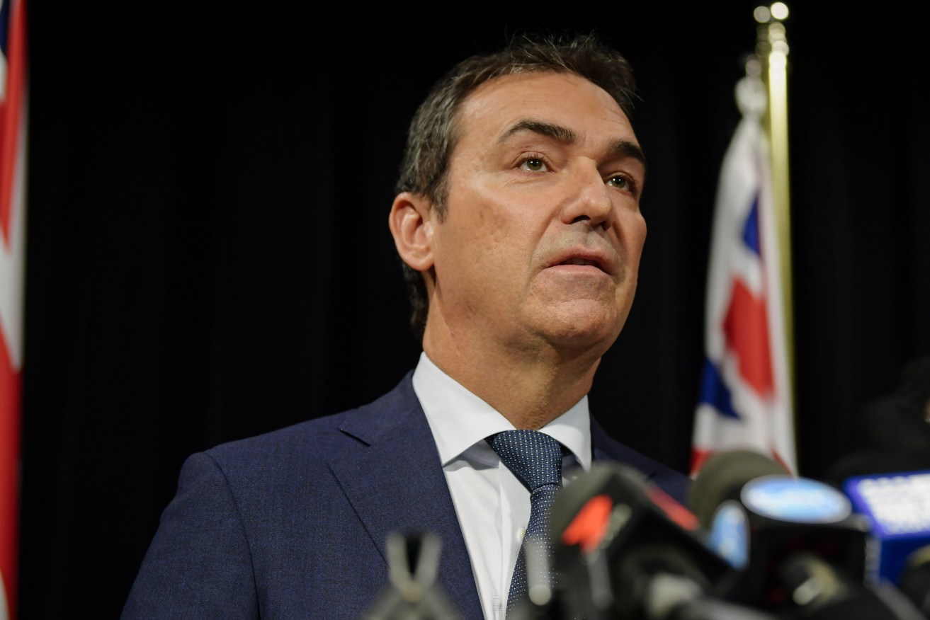 Premier Steven Marshall is shaking up the public service. Photo: AAP/Morgan Sette