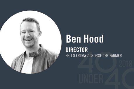 40 Under 40 winner of the day: Ben Hood