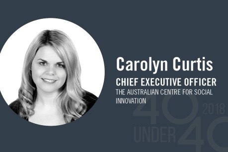 40 Under 40 winner of the day: Carolyn Curtis
