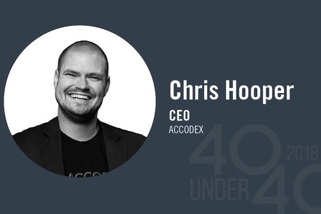 40 Under 40 winner of the day: Chris Hooper